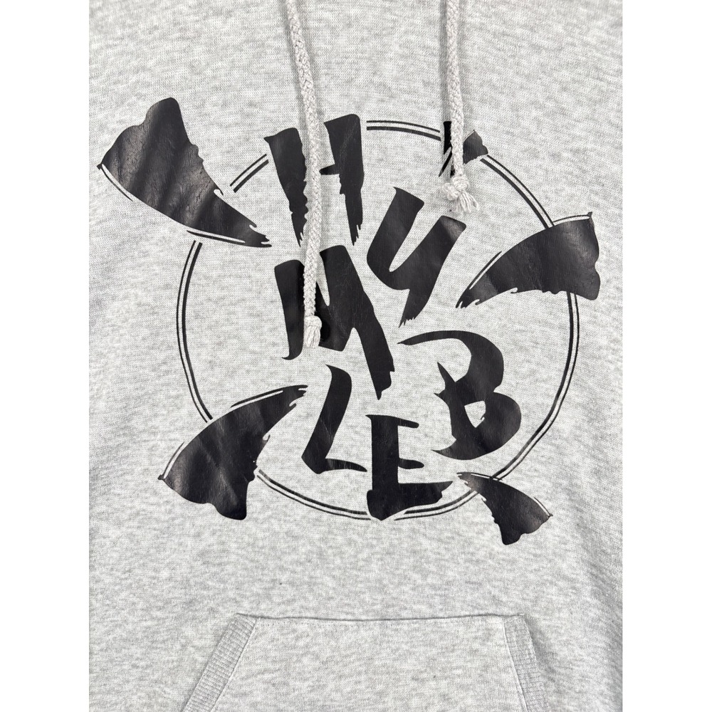 Kendrick Lamar Humble Damn Graphic Hoodie Gray Mens Small Hip Hop Streetwear - Picture 2 of 11